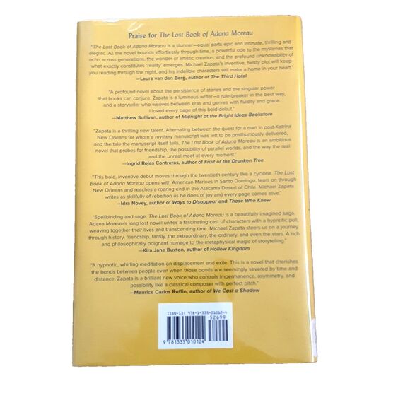 The Lost Book of Adana Moreau: A Novel by Zapata, Michael hardcover 2020 - Picture 2 of 2